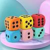 Color Giant Foam Dice Set -6-piece Multifunctional Party and Puzzle Game Accessories