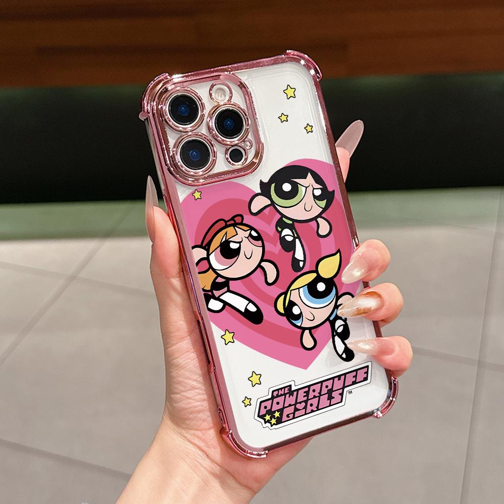 

Cool Girl P-Powerpuffs Phone Case for Xiaomi Redmi Note 15 14 13 12 14C 13C 12C 10C Pro Plus 4G 5G Anti-drop Transparent Cover Redmi Note 14 Pro 4G (Global)