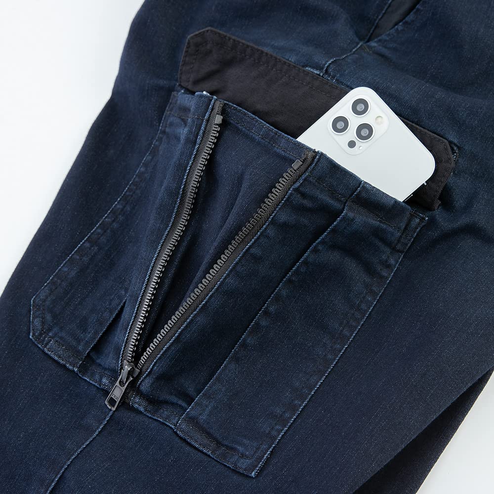 [CO-COS] RKN-6985 [ROCKEN BLACK KITE TOKYO] Jodhpur Cargo Pants, Indigo, Size L