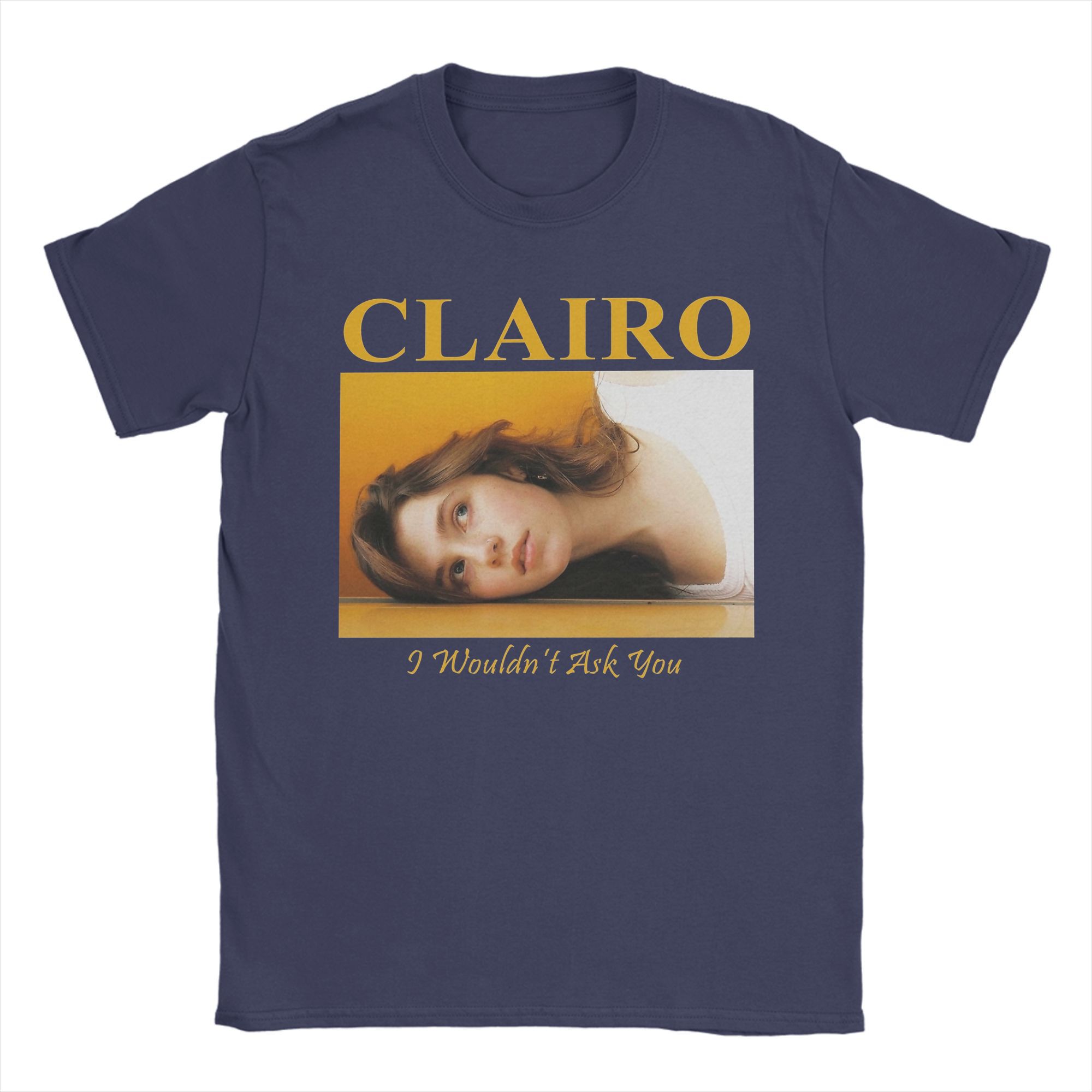 

Мужские футболки Clairo Винтажная футболка с коротким рукавом и круглым вырезом 100% хлопок Одежда с принтом 4XL