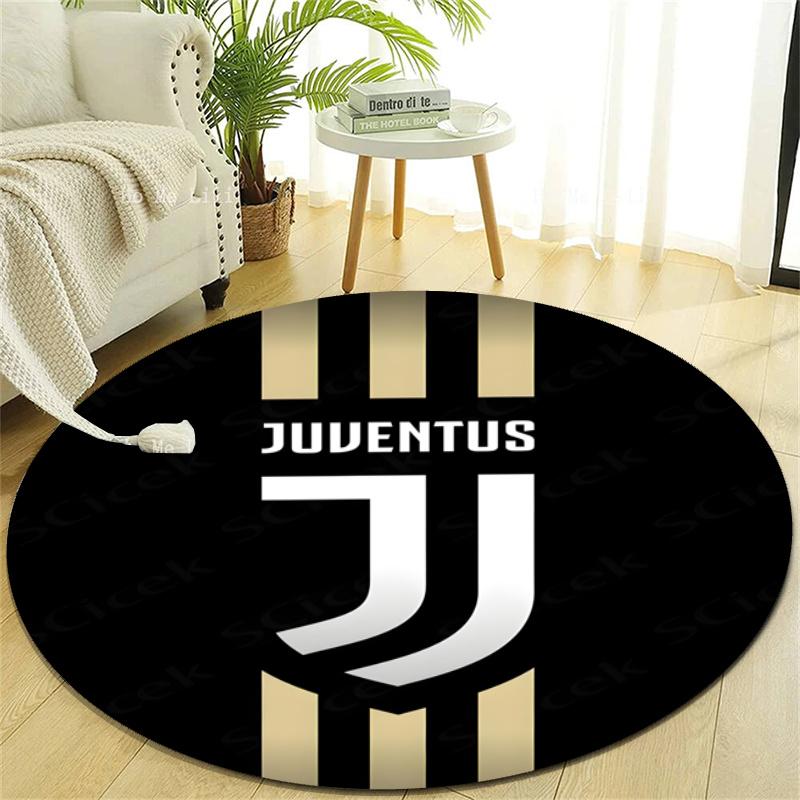 Personalized Juventus Round Chair Office Rug - Perfect for Mat, Office Chair & More - Ideal Gift for Birthdays and Holidays