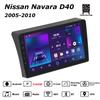 Android Car-Play Car Radio For Nissan Navara D40 2005-2010 Multimedia Player Head Unit Stereo GPS Navigation BT WIFI,2+64GB