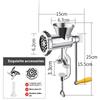 Household Manual Meat Grinder 1PCS Hand Crank Homemade Sausage Machine Sausage Machine Cutting Chopping Chili Grinding Stirring Vegetable Chopper