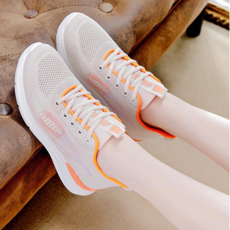 Spring White Running Shoes Sports Shoes Flat Bottom Women's Casual Shoes