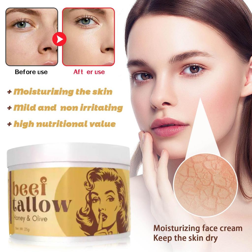 Beef Tallow Moisturising Cream Moisturises And Refreshes Skin