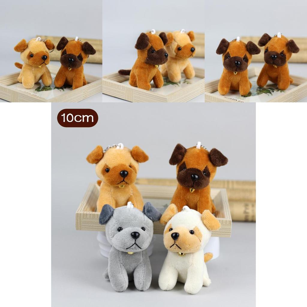 Adorable Husky Plush Toy Realistic Dog Stuffed Animal Cute Puppy Doll Keychain