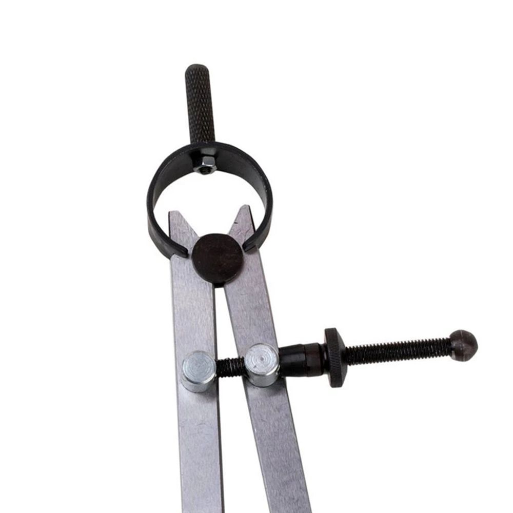 Adjustment Draw a Circle Arc Art Quick Nut Steel Divider Wing Creaser Scribing Tool Leather Compass