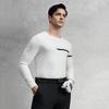 FILA Golf Series Casual Sports Simple Clean Soft Comfortable Long Sleeve Pullover Knit Sweater Men sweater Jade-White A11M545407FWT