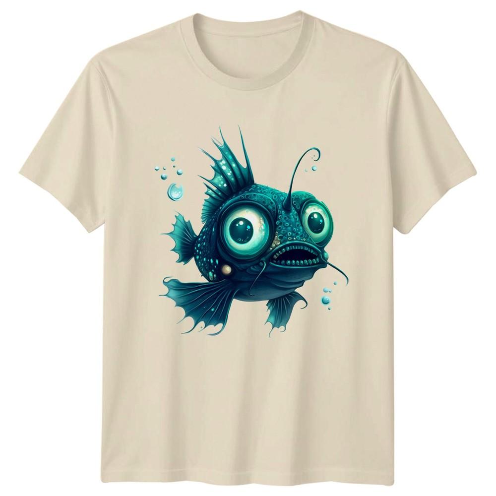 Cute Anglerfish TShirt Marine Life Nature 2026 Birthday Gift For Him And Her