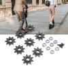 Set di Pignoni per Scooter Elettrico a 9 Denti, Pignoni in Ferro con Diametro Interno 10 mm per Bici, ATV da 47 e 49 , Resistenti all'Usura e Robusti, Semplice