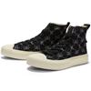 Kappa All Over Print Casual High Top Canvas Shoes Unisex Sneakers Black K0CY5VS14-990