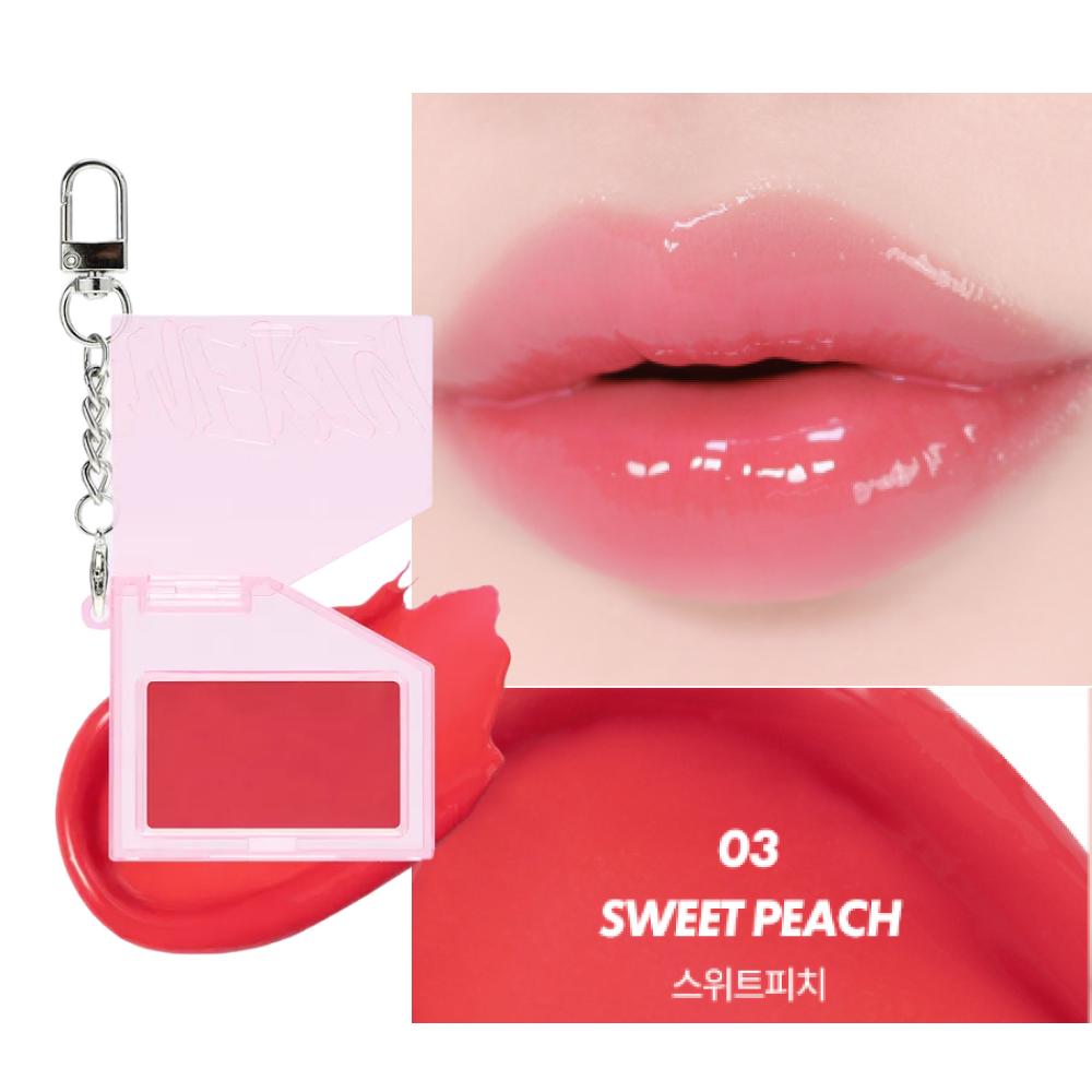 [Korean Tint] Lip & Cheek Keyring (8colors) - Mini Lip & Cheek Palette