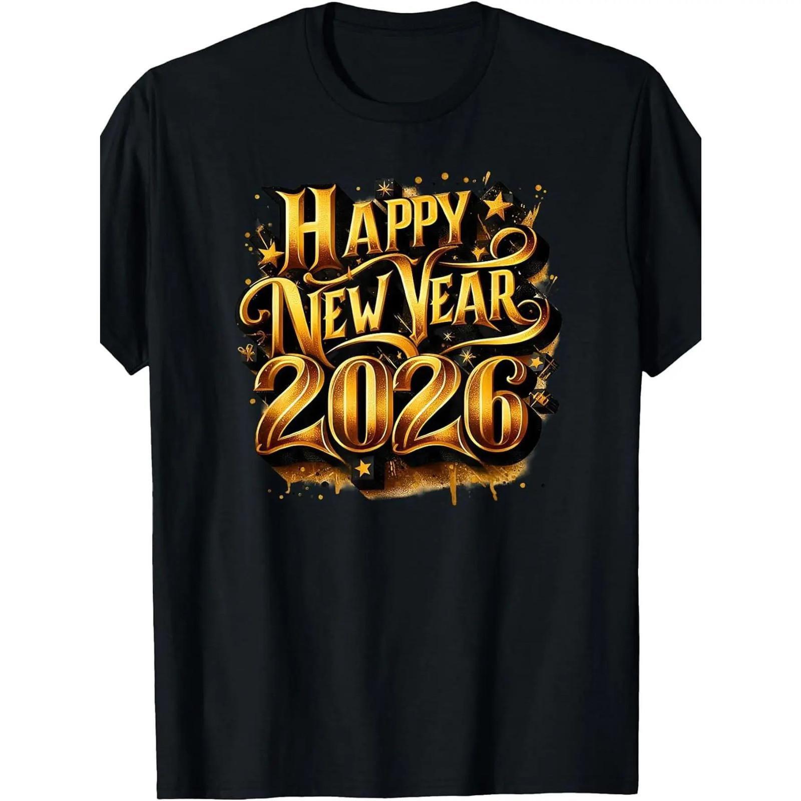Men s & Women s 2026 Happy New Year Party T-Shirt New Year & Holiday Celebration S разноцветный