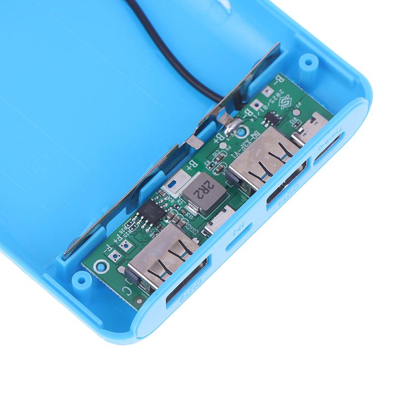 4 Schlitze 18650 Batteriebox Gehäuse DIY Power Set Material Mini Lötloser Netzteilgehäuse Für Zuhause Unterwegs Und Andere Anlässe