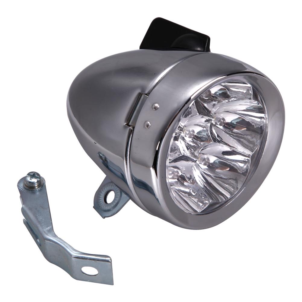 

Retro Bike Front Light Lamp Bike Accessory Vintage LED Light with Bracket LED Headlight 160 Visual Angle Fog Headlamp