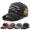Washed Denim Vintage Hat Men Trendy Embroidered Letter Baseball Cap Women Fashion Casual Sunshade Duckbill Cap