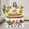 Subway Surfers Spiel Jake Warme Weiche Decke Reise Büro Plüsch Bettwäsche Überwürfe Wohnzimmer Flanell Tagesdecke Schlafsofa Abdeckung