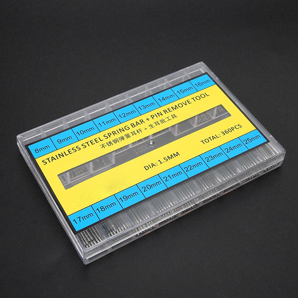 360Pcs Double Ended Watch Band Spring Bars Pin Remove Tool Watch Repair Tool