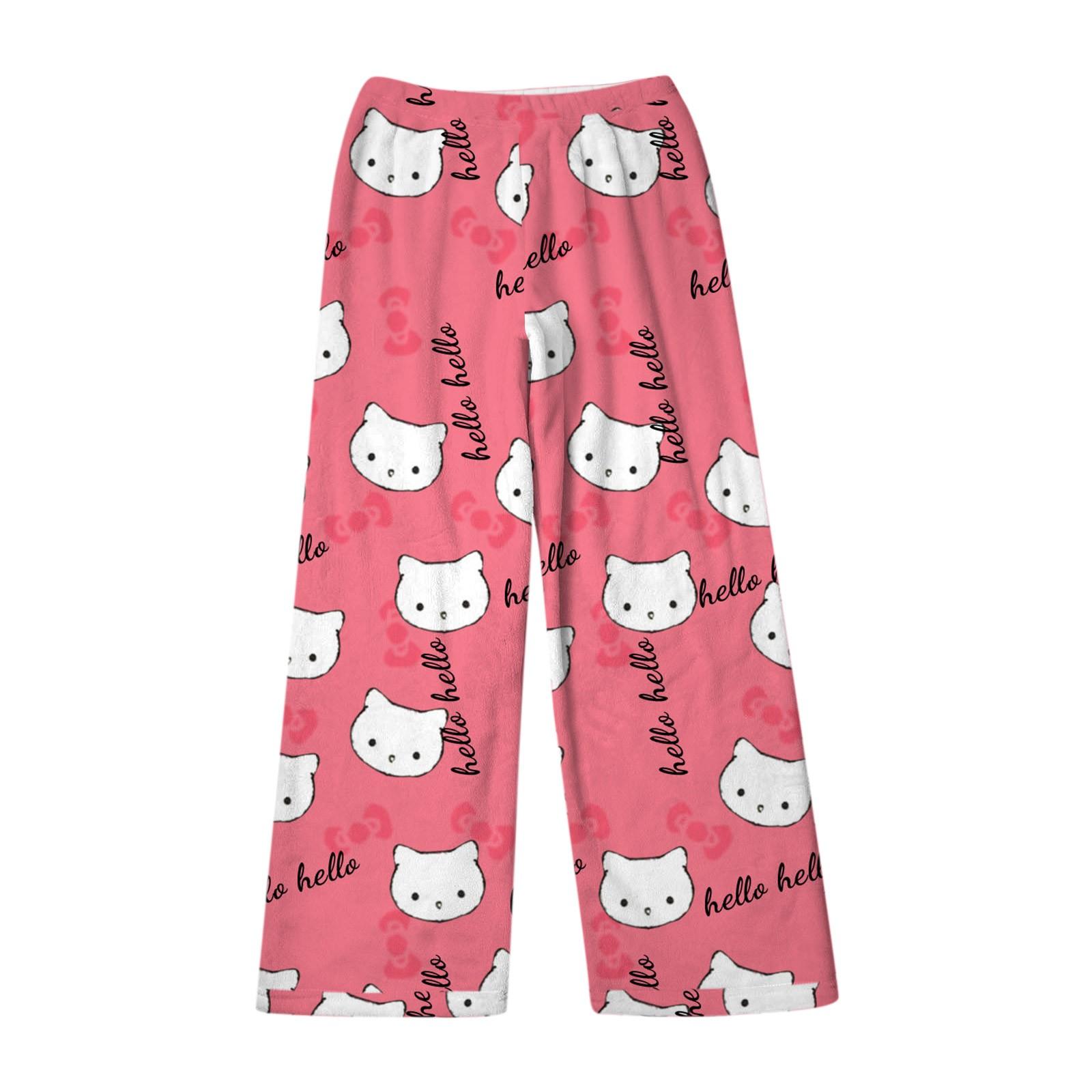 

Жіночі зимові штани. Довгі брюки в повну довжину. Штани з принтом червоний