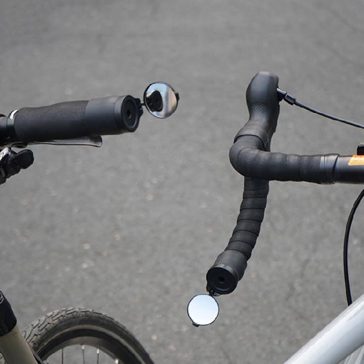 Handlebar End Wheel Mirror Rotatable Universal Bicycles Mirror for Mountain Bike