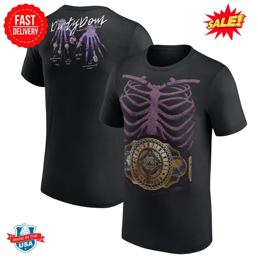 

Men s Black Dominik Mysterio Rib Cage Champion T-Shirt S-5XL 3XL