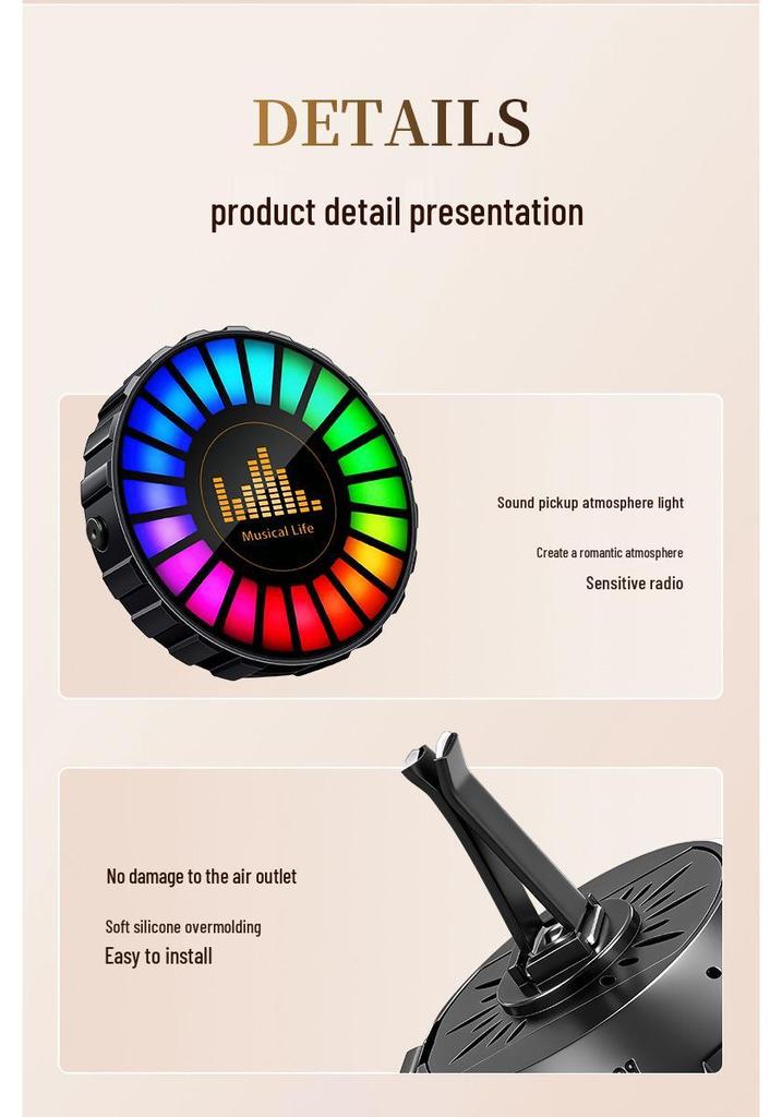 Cross-border Car Wireless Charger with Aroma Diffuser & Ambient Light for Mobile Phones
