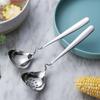 Curved Handle Design Soup Spoon Long Small Tools Household Colander Spoon  Kitchen Supplies