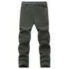 Men's Extra Large Fleece-Lined Softshell Pants - Windproof, Waterproof, Warm for Autumn/Winter Hiking