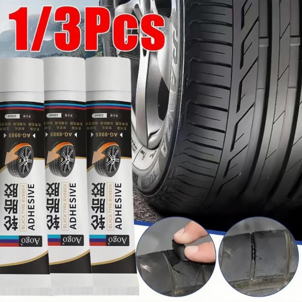 YC19 Tyre Repair Instant Liquid Strong Rubber Glues Wear-resistant Rubber Non-corrosive Adhesive Glue Car Instant Strong Tools