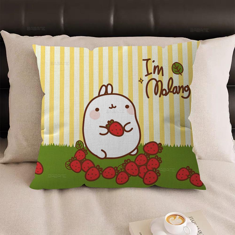 Cute Bunny Rabbit Pillowcase toon Gift Cushion Cover Bedroom Home Sofa Chair Seat Decor pillow case