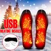 Winter Unisex Electric Foot Warmer USB Heated Shoe Insoles Electric Foot Outdoor Sports Thermal Shoe Pads Mat Accessories