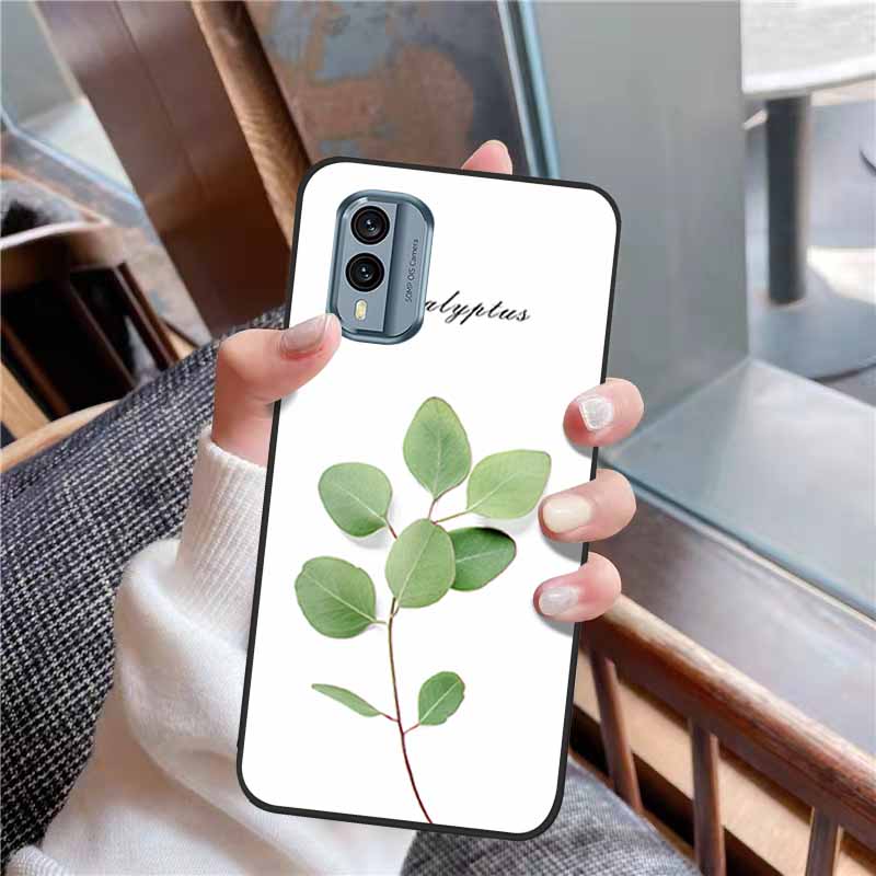 

For Nokia X30 5G Cases X 30 3D Soft Relief Flower Silicone Emboss Painted Cover for Nokia X30 Cases Fundas Coque For NokiaX30 5G Nokia X30 маджента