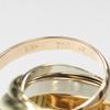 CARTIER Trinity 5 stations Ring K18 Gold (YGxPGxWG) #4.9(US Size) 8.31g Women Used