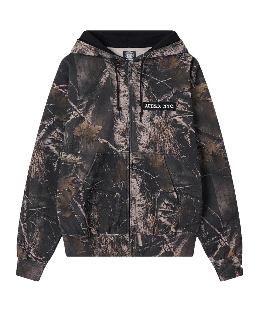Avirex Zip-Up Hoodie Real Tree Camo / 7836131004 Camo