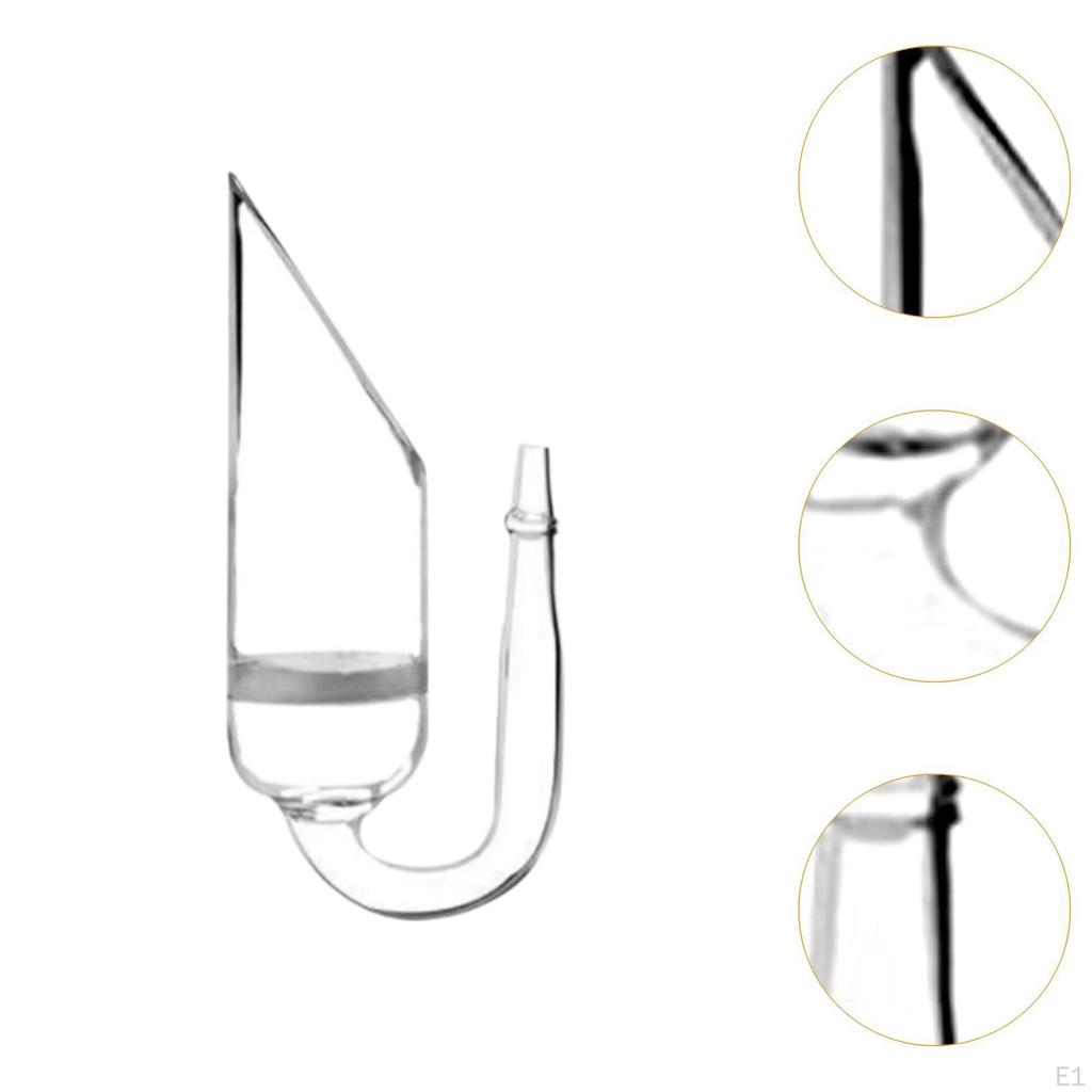 CO2 Diffuser Carbon Dioxide Reactor U Shape Connecting Tube Aquarium for Plant Growth