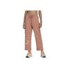 Adidas X Stella McCartney Collaboration Logo Print Drawstring Fitted Sports Pants Women Pants Pink IB5879