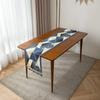 Jacquard Blue Table Runner for Dining Decoration Home Tea Table Runner Table Cover TV Cabinet Bed Runner