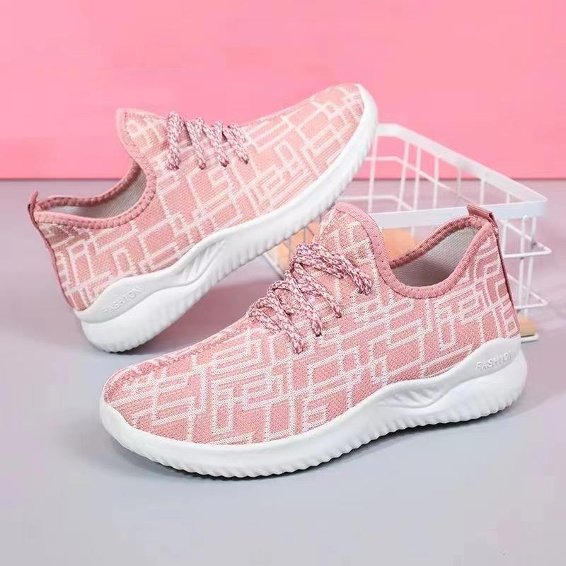 Coconut sneakers cloth shoes breathable fly weaving casual platform running coconut shoes