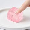 Jelly Cheese Stress Reliever Toy Soft Slow Rise Fidget for Anxiety Realistic Transparent Colorful Decompression Toy for Adults Kids