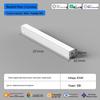 Smart Thin Surface-Mount Track Light for Living Room - No Main Light, Dimming, Adjustable Color Temperature, Magnetic Lamp