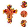 Wreath for Front Door, Cross Design with Artificial Flowers Easter Celebrations