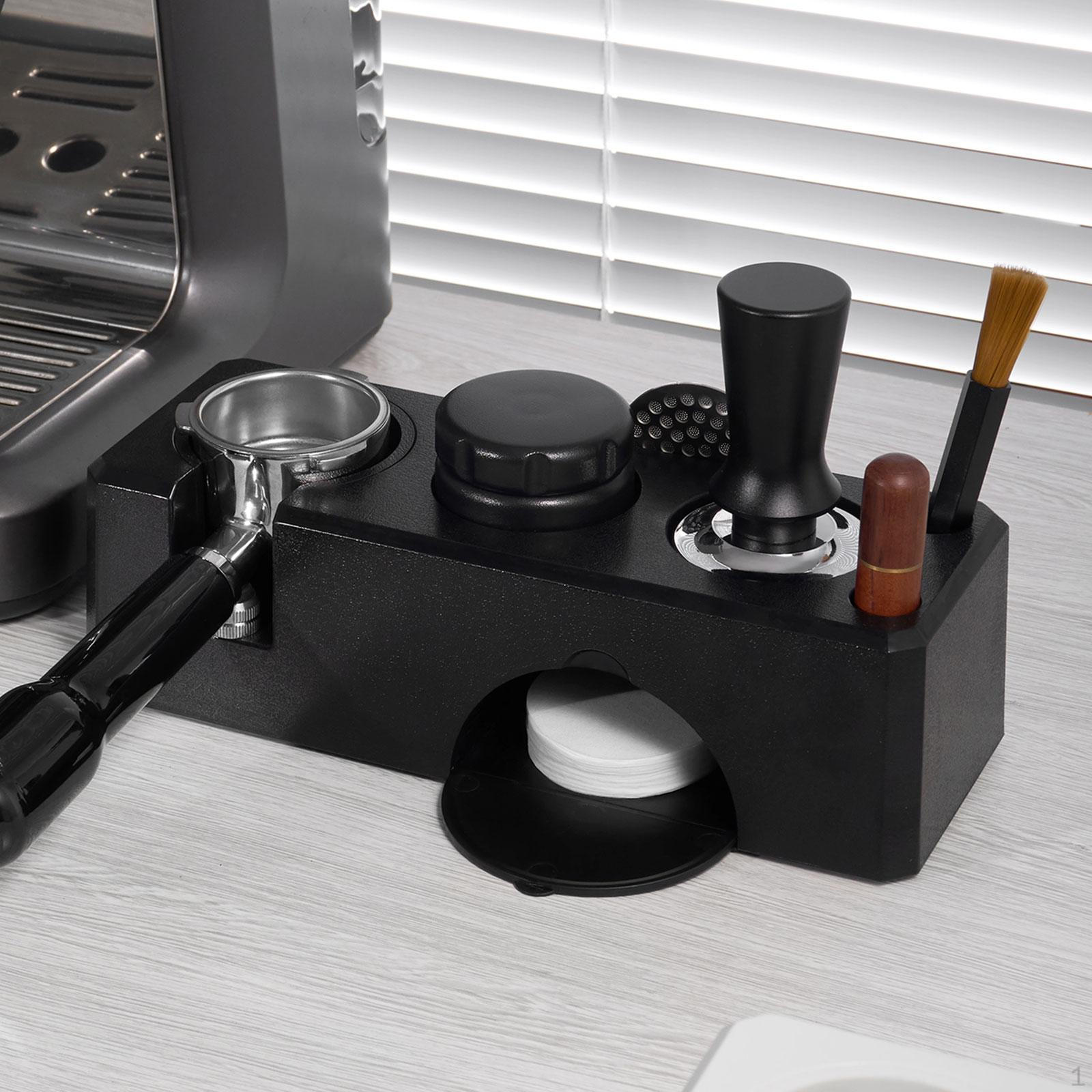 

Органайзер для темпера кофе для эспрессо-машин, регулируемый держатель для портафильтров