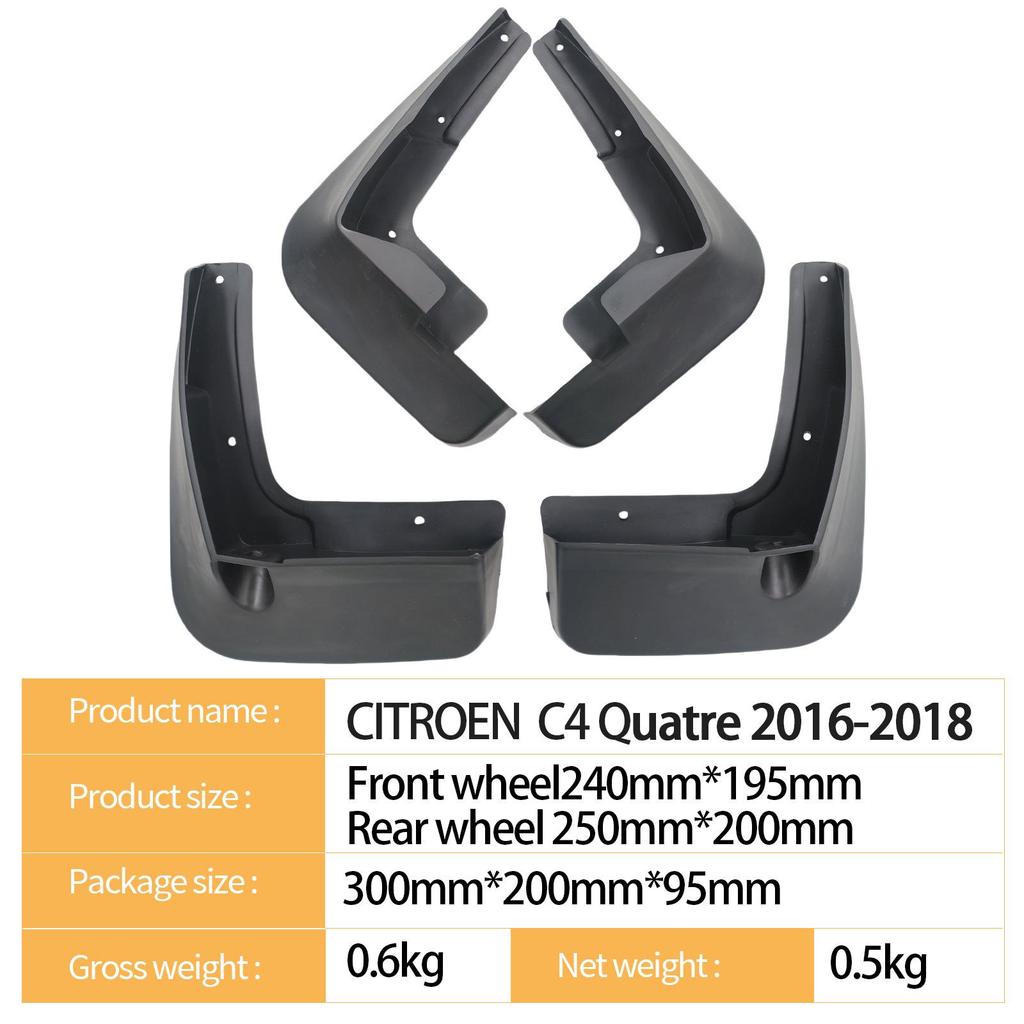 Citroen C4 Picasso Quatre Mudguard (2016-2018)