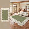 Irregular Shape Rugs for Bedroom Fluffy Soft Bedside Rug Retro Style Living Room Decoration Carpet Thick Plush Lounge Floor Mat