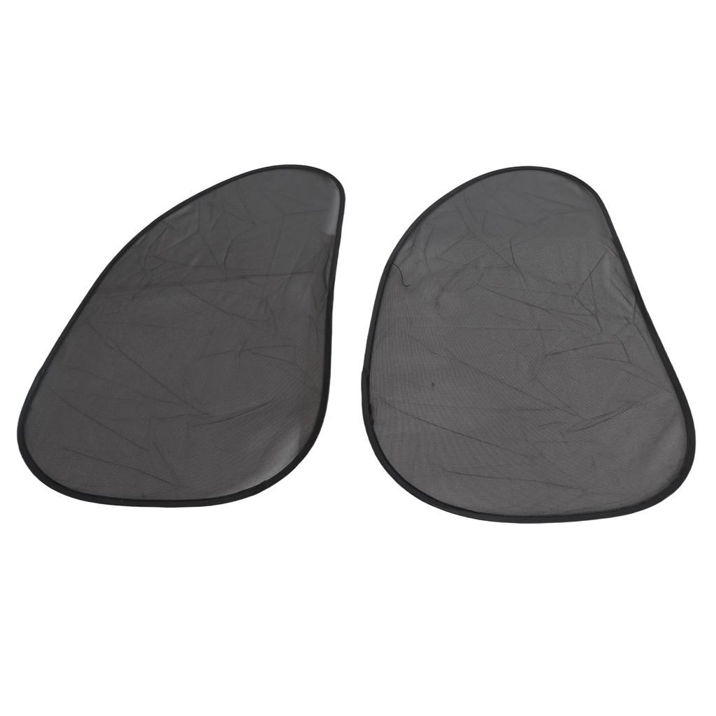1 Pair Car Side Window Sunshade Sun Keep Interior Cool Blocking Breathable Car Side Window Screen