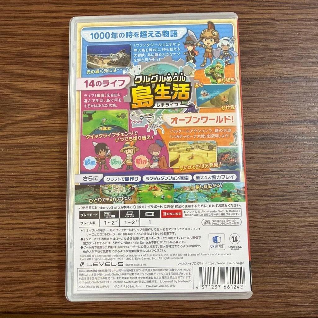FANTASY LIFE i Girl Who Steals Time SWITCH Multilingual Used
