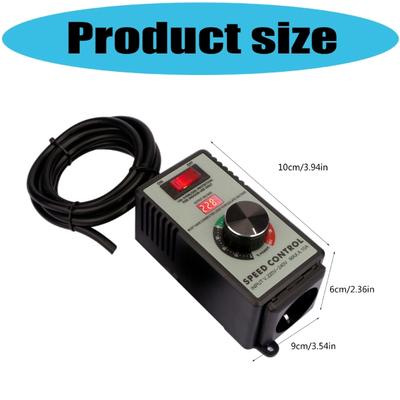 European Standard 10A AC Motor Speed Controllers with Variable Frequency Control for Industrial Equipment Home Appliances
