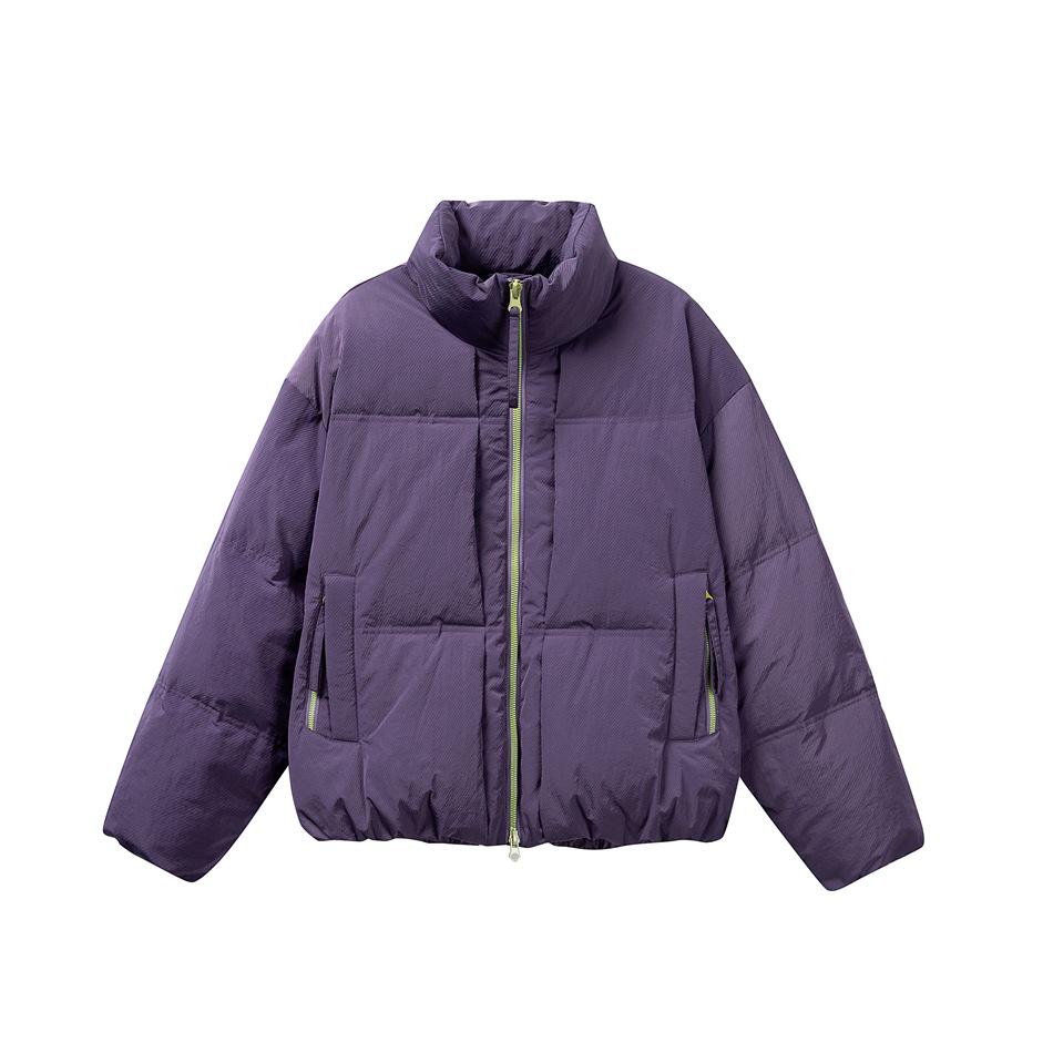 BLACKARMADA Unisex Winter Camping Stand-Up Collar White Duck Down Jacket MY6818