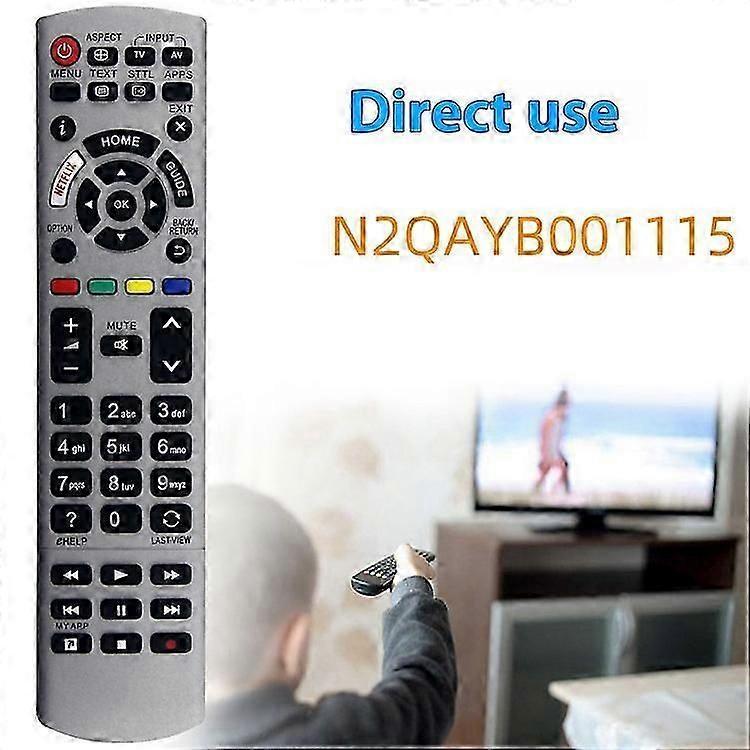 N2QAYB001115 Remote Control Replacement Compatible For Panasonic TV Battery Operated Universal TV Remote