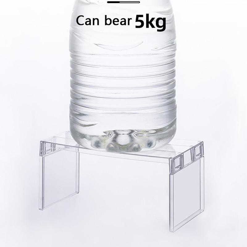 Storage Rack Transparent Layered Fruits Vegetables Space Save Refrigerator Shelf